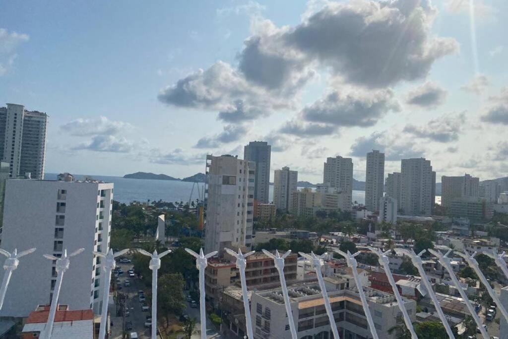 T2 Depto Advance Acapulco C Alberca Increible Appartement Buitenkant foto
